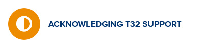 Acknowledging T32 Support